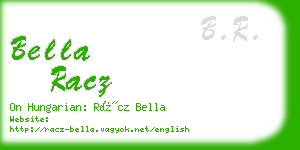 bella racz business card